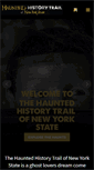 Mobile Screenshot of hauntedhistorytrail.com